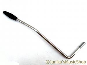 TREMOLO ARM CHROME 6MM BLACK TIP